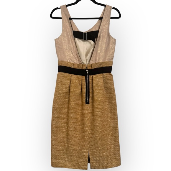 DOLCE & GABBANA Vintage Gold Metallic Dress, Size 44 IT (8 US) - Picture 10 of 16